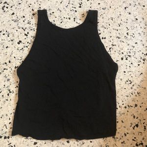 Lululemon open back black tank